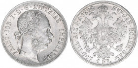 Franz Joseph I. 1848-1916
1 Gulden, 1876. Wien
12,31g
ANK 31
vz+