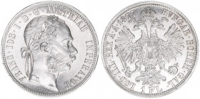 Franz Joseph I. 1848-1916
1 Gulden, 1877. Wien
12,38g
ANK 31
stfr