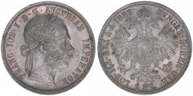 Franz Joseph I. 1848-1916
1 Gulden, 1889. Wien
12,35g
ANK 31
stfr
