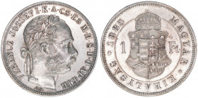 Franz Joseph I. 1848-1916
1 Forint, 1885 KB. Kremnitz
12,34g
ANK 94
ss/vz
