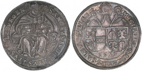 Michael von Kuenburg 1554-1560
Erzbistum Salzburg. Guldiner, 1559. selten
Salzburg
28,58g
Zöttl 468, Probszt 423
HSp.
vz