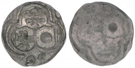 Wolf Dietrich von Raitenau 1587-1612
Erzbistum Salzburg. 2 Pfennige, (15)95. Salzburg
0,60g
Zöttl 1023, Probszt 864
ss/vz