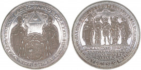 Max Gandolph Graf Kuenburg 1668-1687
Salzburg. Taler, 1682 NP 1980. moderne Nachprägung der SKWB AG925
Salzburg
34,79g
offene PP
