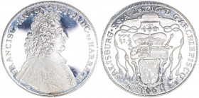 Franz Anton Fürst von Harrach 1709-1727
Salzburg. Taler, 1716 NP 1982. moderne Nachprägung der SKWB AG925
Salzburg
34,82g
offene PP