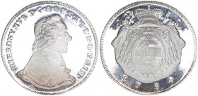 Hieronymus Graf Colloredo 1772-1803
Salzburg. Taler, 1784 NP 1987. moderne Nachprägung der SKWB AG926
Salzburg
34,81g
offene PP