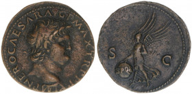 Nero 54-68
Römisches Reich - Kaiserzeit. As, 54-68. Victoria nach links
Rom
10,47g
RIC Typ 35
ss