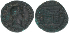Nero 54-68
Römisches Reich - Kaiserzeit. As, 64. Janustempel mit geschlossenen Türen
Rom
8,07g
Kampmann 14.37
ss