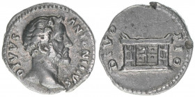 Antoninus Pius 138-161
Römisches Reich - Kaiserzeit. Denar. DIVO PIO
Rom
3,03g
ss/vz