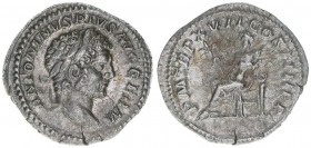Caracalla 198-217
Römisches Reich - Kaiserzeit. Denar. P M TR P XVII COS IIII P P
3,43g
Kampmann 51.89
ss+