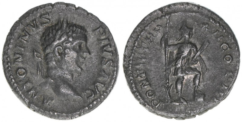 Caracalla 198-217
Römisches Reich - Kaiserzeit. Denar, 209. Av. Kopf nach rechts...