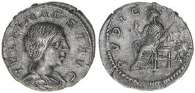 Julia Maesa +226 Großmutter des Elagabalus
Römisches Reich - Kaiserzeit. Denar. PVDICITIA
Rom
2,89g
RIC 268
ss+
