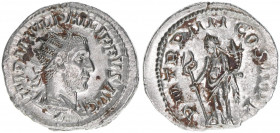 Philippus I. Arabs 244-249
Römisches Reich - Kaiserzeit. Antoninian. P M TR P IIII COS II P P
Rom
3,39g
Kampmann 74.18
vz/stfr