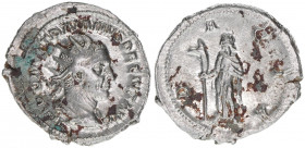 Traianus Decius 249-251
Römisches Reich - Kaiserzeit. Antoninian. DACIA
Rom
4,71g
Kampmann 79.4
vz/stfr