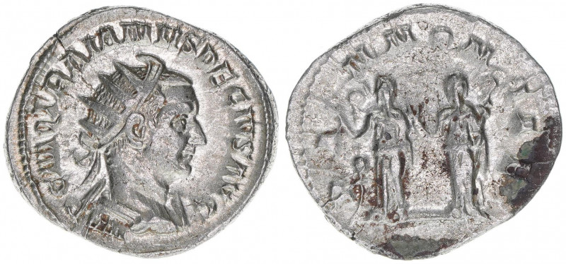 Traianus Decius 249-251
Römisches Reich - Kaiserzeit. Antoninian. PANNONIAE
Rom
...