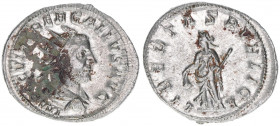 Trebonianus Gallus 251-253
Römisches Reich - Kaiserzeit. Antoninian. LIBERTAS PVBLICA
Rom
3,93g
Kampmann 83.12
vz/stfr