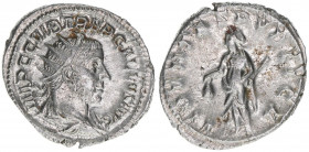 Trebonianus Gallus 251-253
Römisches Reich - Kaiserzeit. Antoninian. LIBERTAS PVBLICA
Rom
3,73g
Kampmann 83.12
stfr-