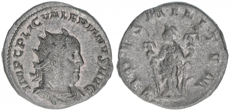 Valerianus I. 253-260
Römisches Reich - Kaiserzeit. Antoninian. FIDES MILITVM
Ro...