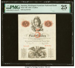 Austria Privilegirte Oesterreichische Natioanl Zettel Bank 5 Gulden 1.5.1859 Pick A88 PMG Very Fine 25. 

HID09801242017

© 2022 Heritage Auctions | A...
