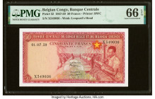 Belgian Congo Banque Centrale du Congo Belge 50 Francs 1.7.1959 Pick 32 PMG Gem Uncirculated 66 EPQ. 

HID09801242017

© 2022 Heritage Auctions | All ...