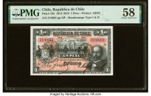 Chile Republica de Chile 1 Peso 13.8.1919 Pick 15b PMG Choice About Unc 58. 

HID09801242017

© 2022 Heritage Auctions | All Rights Reserved