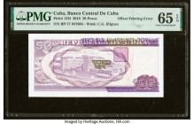 Offset Printing Error Cuba Banco Central de Cuba 50 Pesos 2018 Pick 123l PMG Gem Uncirculated 65 EPQ. 

HID09801242017

© 2022 Heritage Auctions | All...