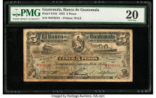 Guatemala Banco de Guatemala 5 Pesos 30.9.1922 Pick S145 PMG Very Fine 20. 

HID09801242017

© 2022 Heritage Auctions | All Rights Reserved