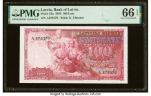Latvia Bank of Latvia 100 Latu 1939 Pick 22a PMG Gem Uncirculated 66 EPQ. 

HID09801242017

© 2022 Heritage Auctions | All Rights Reserved