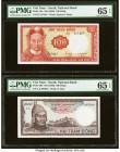 South Vietnam National Bank of Viet Nam 100; 200 Dong ND (1966) Pick 19a; 20b Two Examples PMG Gem Uncirculated 65 EPQ (2). 

HID09801242017

© 2022 H...