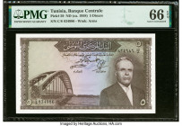 Tunisia Banque Centrale 5 Dinars ND (ca. 1958) Pick 59 PMG Gem Uncirculated 66 EPQ. 

HID09801242017

© 2022 Heritage Auctions | All Rights Reserved