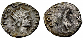 Roma Empire Claudius II BL Antoninianus AD 270 Rome mint Eagle standing left, posthumous issue Blillon 2.13g RIC# 266