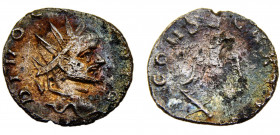 Roma Empire Claudius II BL Antoninianus AD 270 Rome mint Eagle standing left, posthumous issue Blillon 2.28g RIC# 266