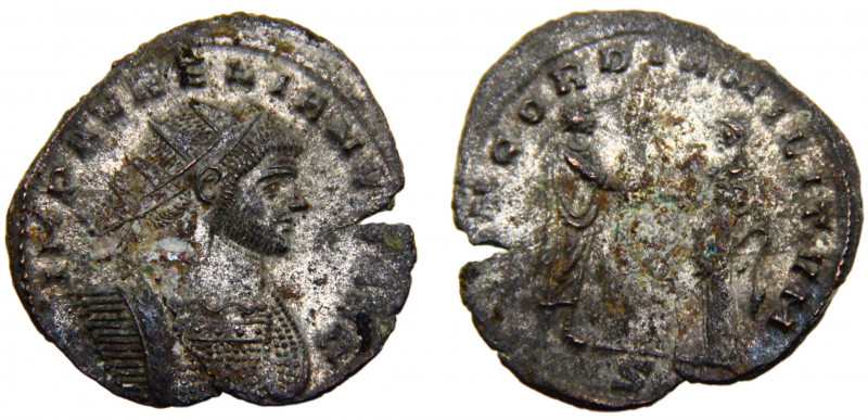 Roma Empire Aurelian BL Antoninianus AD 271-272 Serdica mint Aurelian standing r...