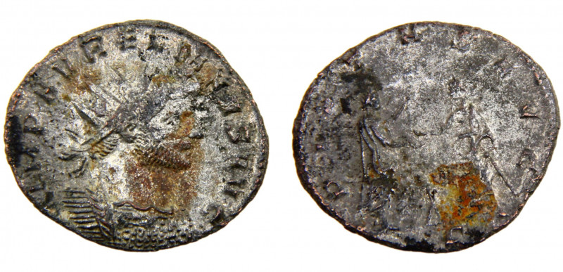 Roma Empire Aurelian BL Antoninianus AD 271-272 Siscia mint Aurelian standing ri...