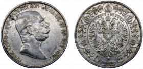 Austria Austro-Hungarian Empire Franz Joseph I 5 Corona 1909 Silver 23.95g KM# 2814