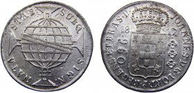 Brazil Portuguese colony João Prince Regent 960 Reis 1817 R Rio de Janeiro mint Silver 26.57g KM#307.3