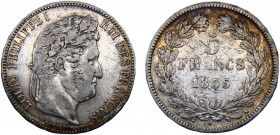 France Kingdom Louis Philippe I 5 Francs 1835 A Paris mint Silver 24.8g KM#749.1