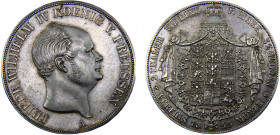 Germany States Kingdom of Prussia Friedrich Wilhelm IV 2 Thaler / 3½ Gulden 1855 A Berlin mint Silver 37.09g KM# 467