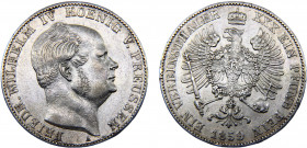 Germany States Kingdom of Prussia Friedrich Wilhelm IV 1 Vereinsthaler 1859 A Berlin mint Silver 18.46g KM# 471