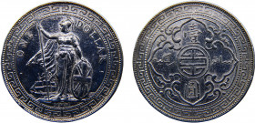 Great Britain United Kingdom Victoria 1 Dollar 1901 B Bombay mint British Trade Dollar Silver 26.93g KM# T5