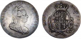 Italy States Duchy of Milan Maria Theresia 1 Scudo 1778 Milan mint Silver 22.81g KM# 192