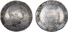 Italy States Kingdom of Naples Ferdinando IV 120 Grana 1805 LD Silver 27.21g KM# 246