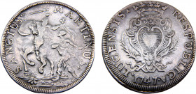 Italy States Republic of Lucca 1 Scudo 1747 Silver 26.3g KM# 53