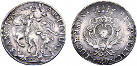 Italy States Republic of Lucca 1 Scudo 1749 Silver 26.48g KM# 53