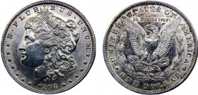 United States Federal republic 1 Dollar 1896 Philadelphia mint "Morgan Dollar" Silver 26.78g KM# 110
