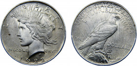 United States Federal republic 1 Dollar 1922 Philadelphia mint "Peace Dollar" Silver 26.78g KM# 150
