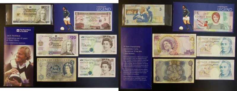 GB and World (6) Northern Ireland - Ulster Bank Five Pounds 2006 issue, George B...