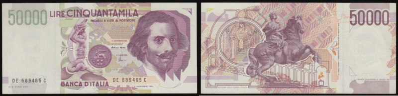 Italy 5000 Lire 1992 issue, signatures Fazio and Amici, Pick 116c, serial number...