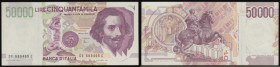 Italy 5000 Lire 1992 issue, signatures Fazio and Amici, Pick 116c, serial number DE 689465C, UNC with minor paper ripples
Estimate: GBP 25 - 35