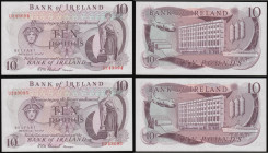 Northern Ireland Ten Pounds signed HHN Chestnutt (1971) Pick 63a (2) consecutive numbers U243094 and 243095 Unc
Estimate: GBP 300 - 400