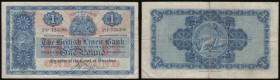 Scotland - The British Linen Bank One Pound 31st October 1928, Pick 156, serial number P 723306, Fine with vertical and horizontal folds
Estimate: GB...